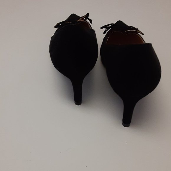 Black Suede Heels - Picture 4 of 6